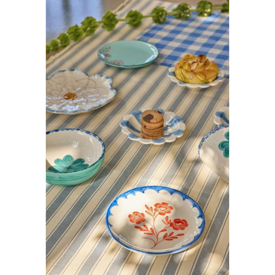 RICE Hand-Painted Teller 15 cm, Vintage Flower