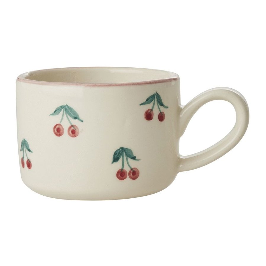 RICE Hand-Painted Cappuccinotasse 20 cl, Cherries