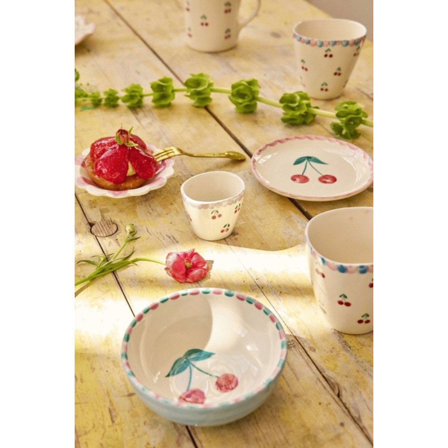 RICE Hand-Painted Espressotasse 7 cl, Cherries