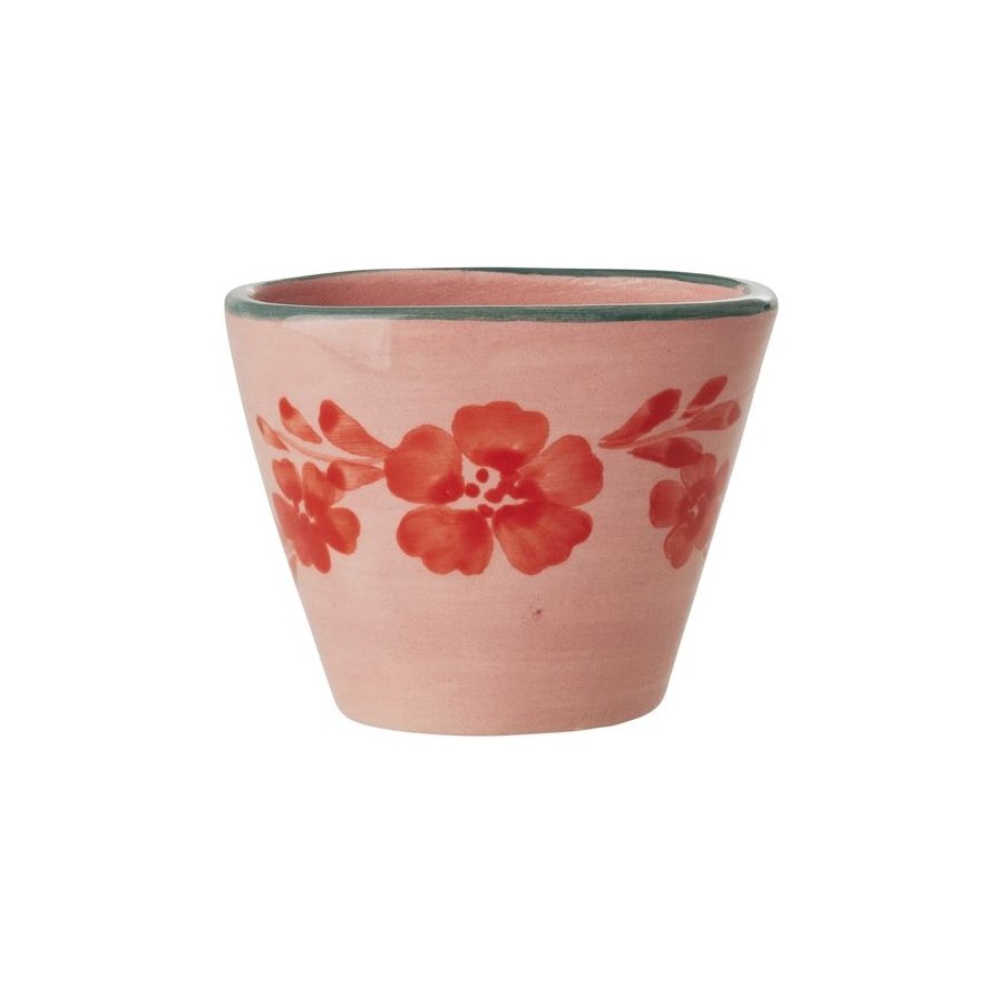 RICE Hand-Painted Espressotasse 7 cl, Orange Flower Vine