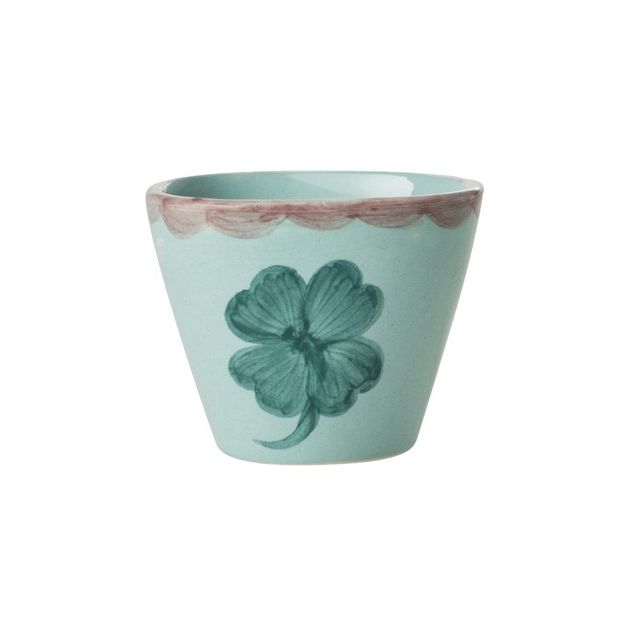 RICE Hand-Painted Espressotasse 7 cl, Good Luck Clover