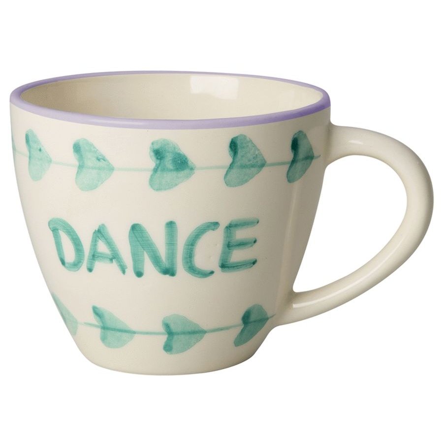 RICE Hand-Painted Becher 42 cl, Cream