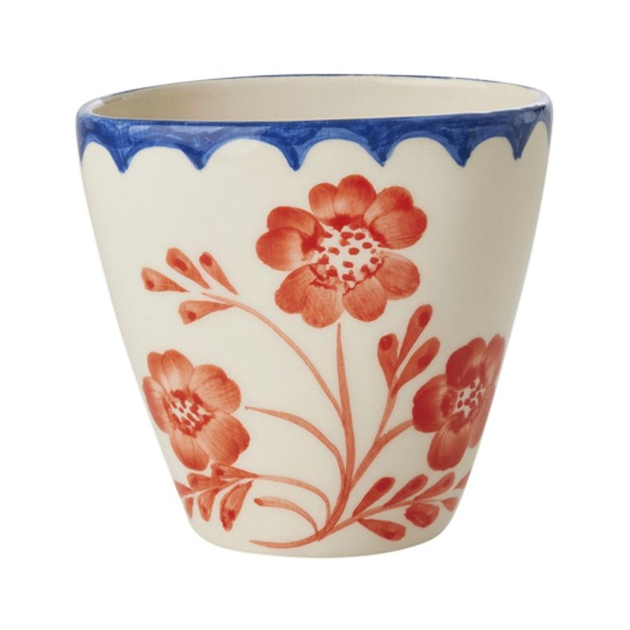 RICE Hand-Painted Becher 30 cl, Vintage Flower