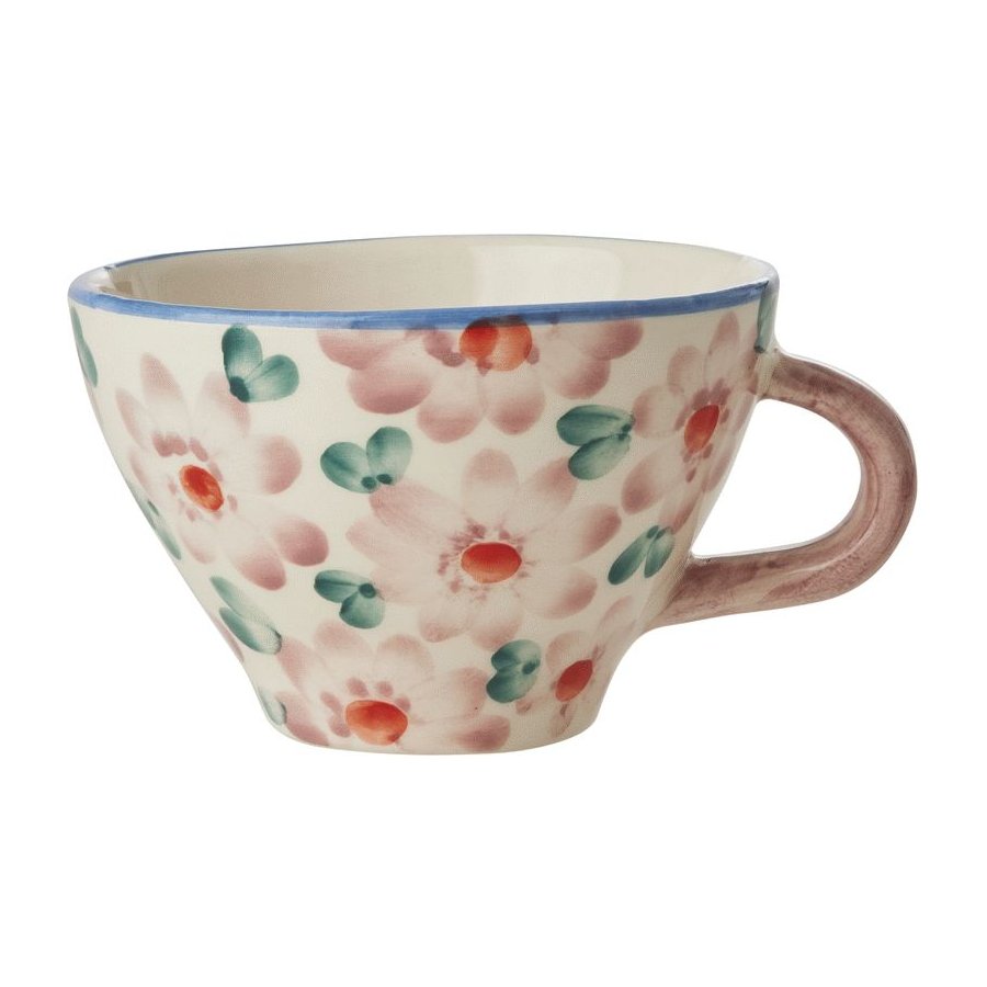 RICE Hand-Painted Becher 15 cl, Blumen