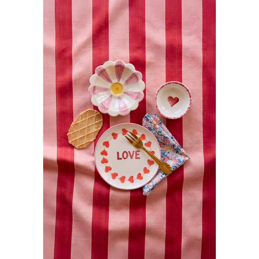 RICE Hand-Painted Sk�l �8 cm, Heart