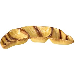 RICE Croissant Fad 18x30 cm, Brun