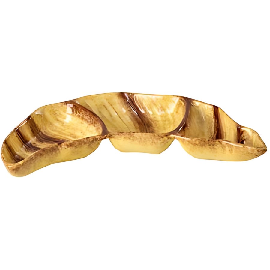 RICE Croissant Fad 18x30 cm, Brun