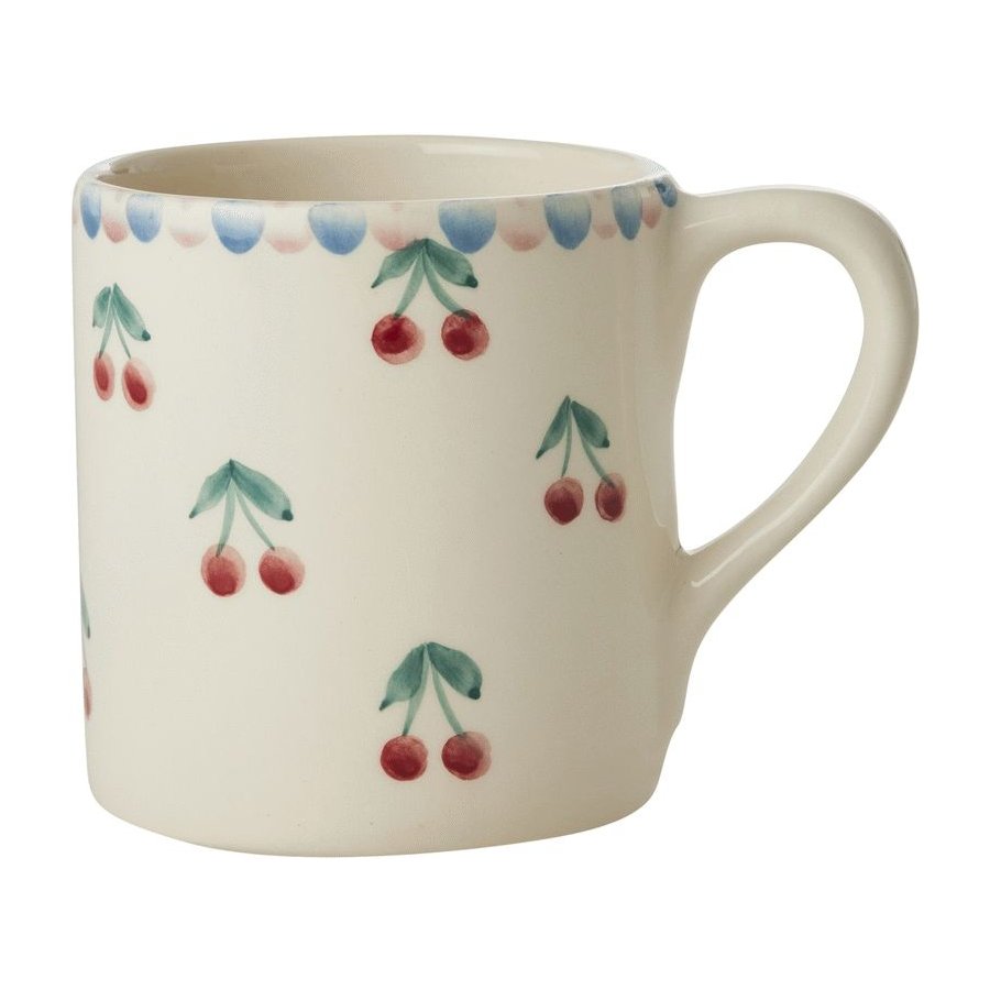 RICE Hand-Painted Becher 42 cl, Cherries