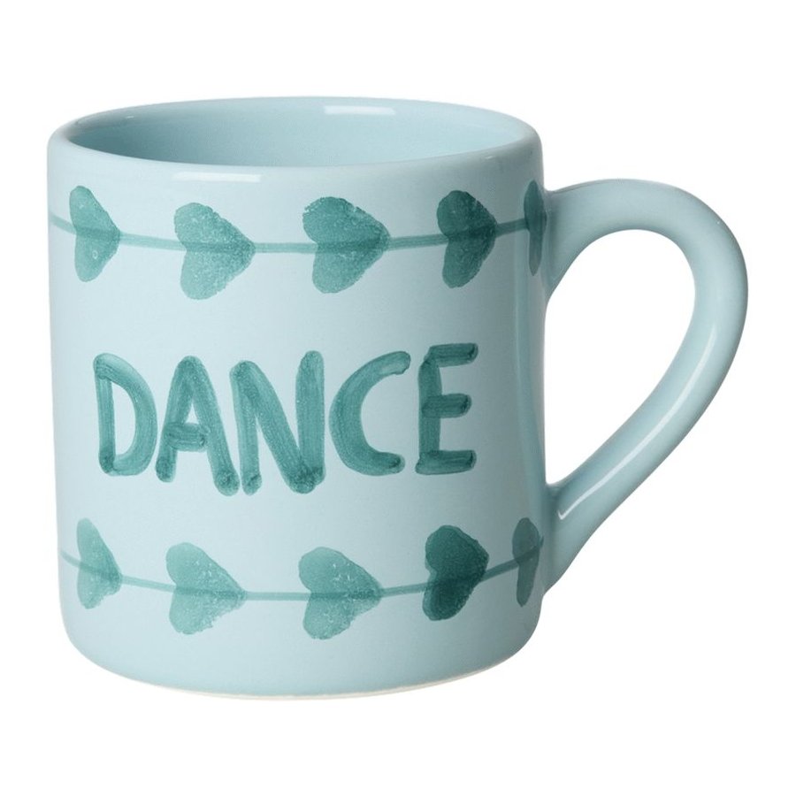 RICE Hand-Painted Becher 42 cl, Türkis