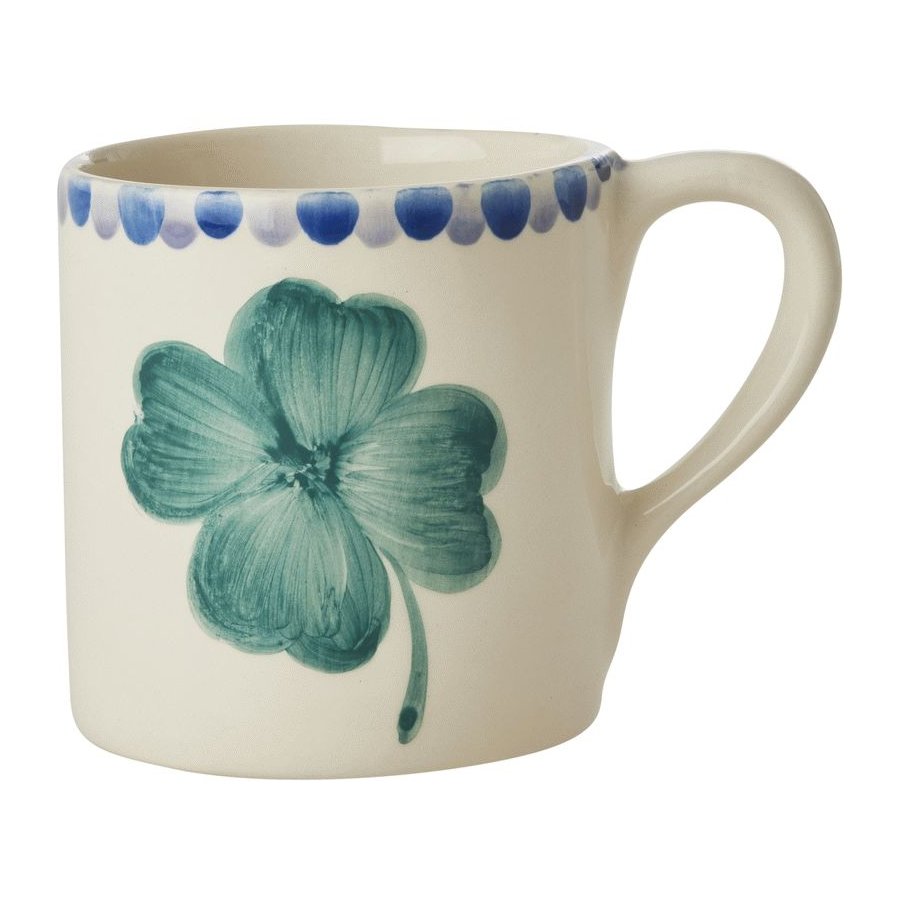 RICE Hand-Painted Becher 42 cl, Good Luck Clover