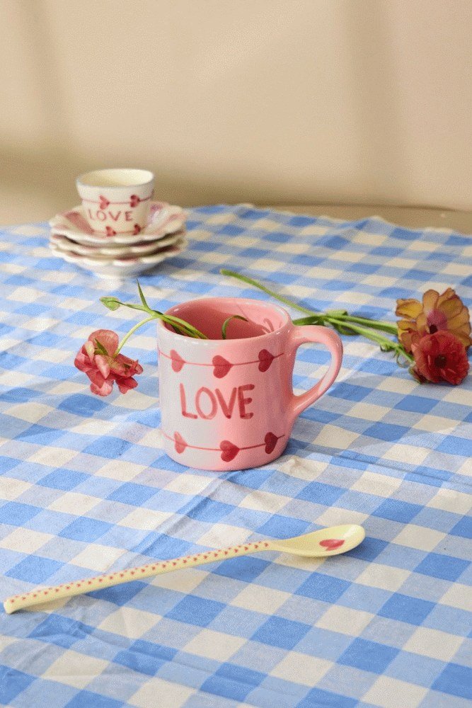 RICE Hand-Painted Becher 42 cl, Love