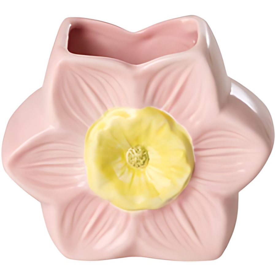 RICE Flower Vase H10,5 cm, Rosa