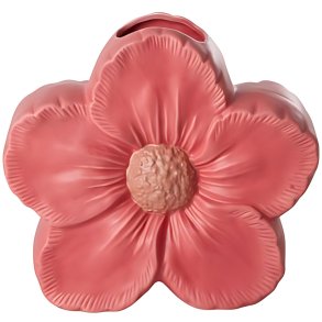 RICE Flower Vase H19,5 cm, Himbeerrot