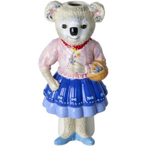 RICE Nathalie Lt Vase H20 cm, Koala