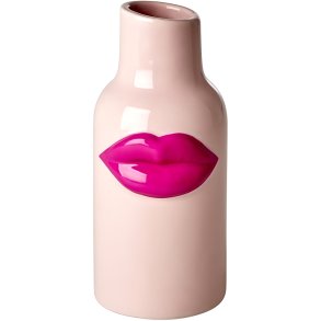 RICE Vase H23 cm, Fuchsia Lips