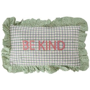 RICE Kissen 30x50 cm, Sei Nett/Hellgr�n