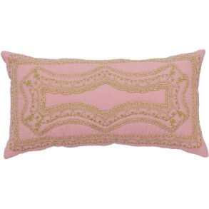 RICE Pude 40x80 cm, Rosa/Grn