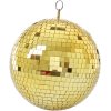 RICE Disco-Kugel 25 cm, Gold