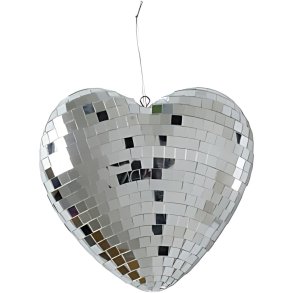 RICE KIDS Diskokugel �15,5 cm, Silber