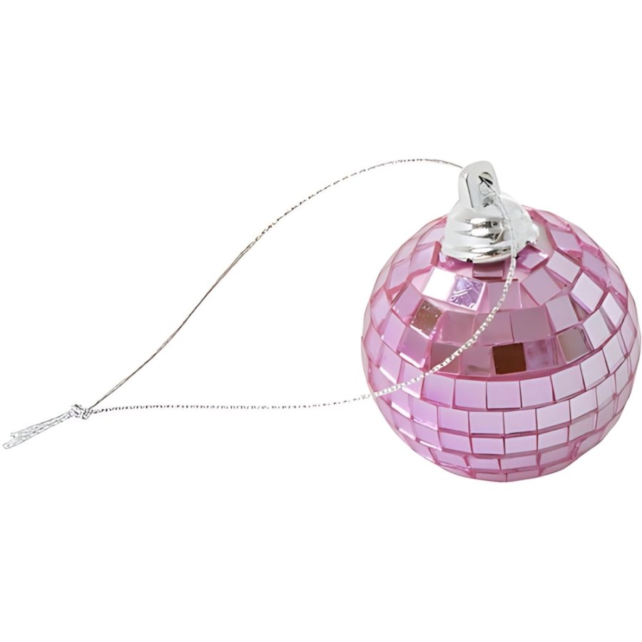 RICE KIDS Diskokugel �5 cm, Pink