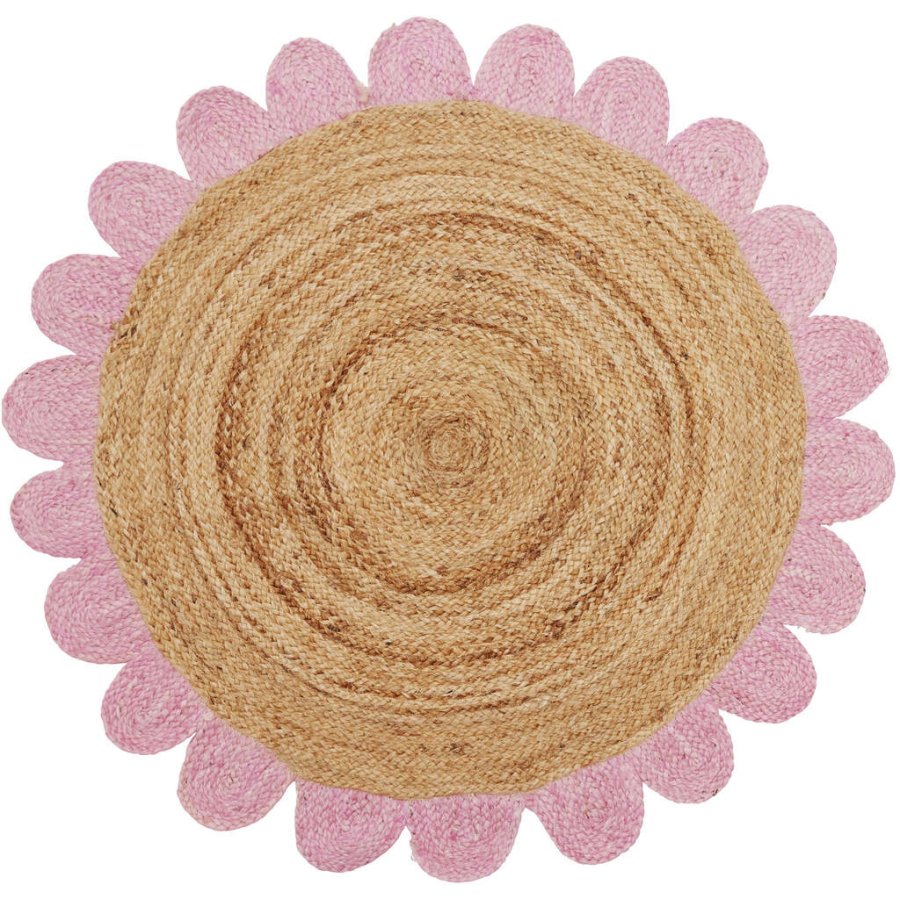 RICE Teppich 120 cm, Jute