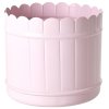 RICE Blumentopf H17 cm, Rosa