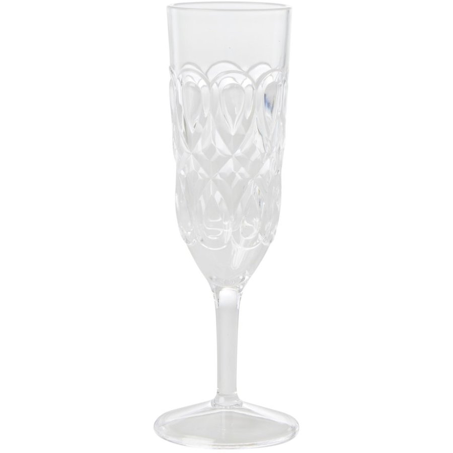 RICE Champagnerglas 20 cl, Klar
