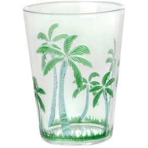 RICE Glas 40 cl, Grne Palmen