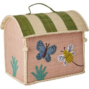 RICE KIDS Aufbewahrung/Tasche 24 cm, Schmetterlingsmotiv