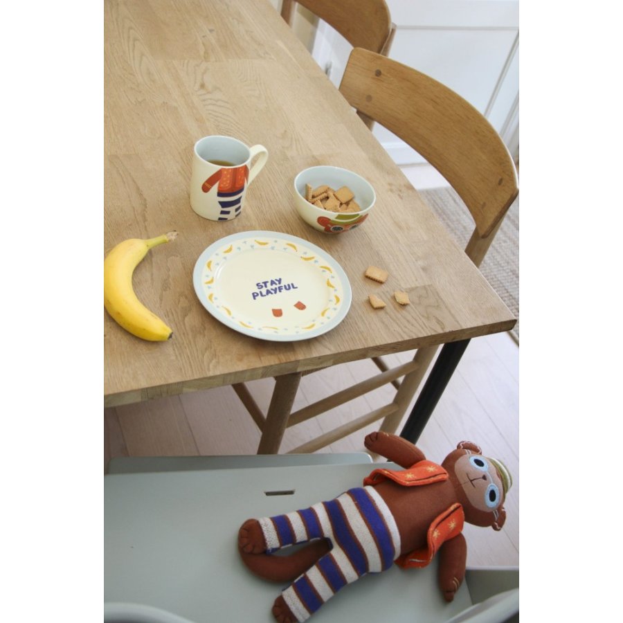RICE KIDS Essgeschirr 3-teilig, Monkey