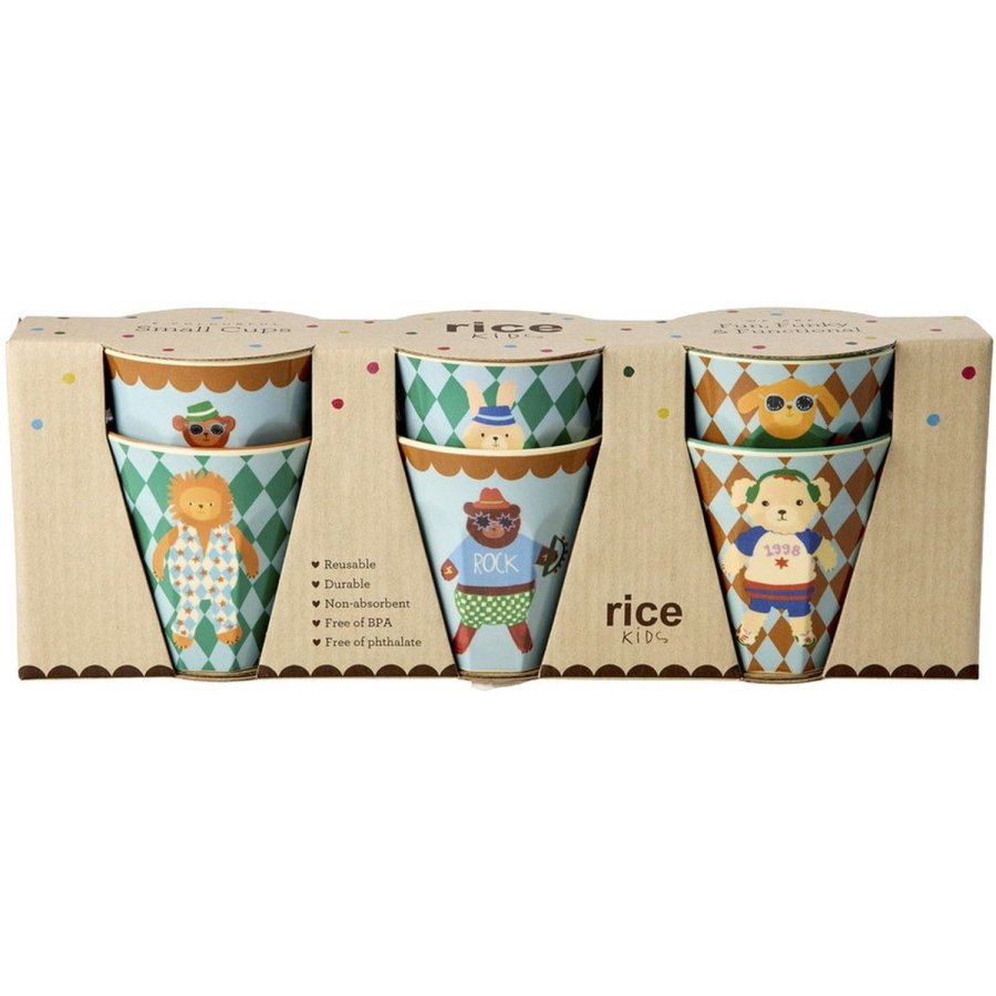 RICE Kids Kop 6 stk. 16 cl, Music Band/Bl�