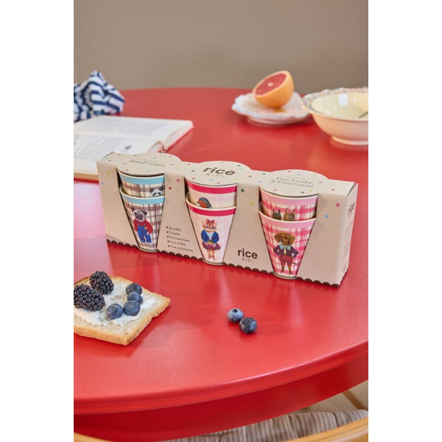 RICE KIDS Tasse 6er Set 16 cl, Vol. 2, Nathalie Let&eacute;