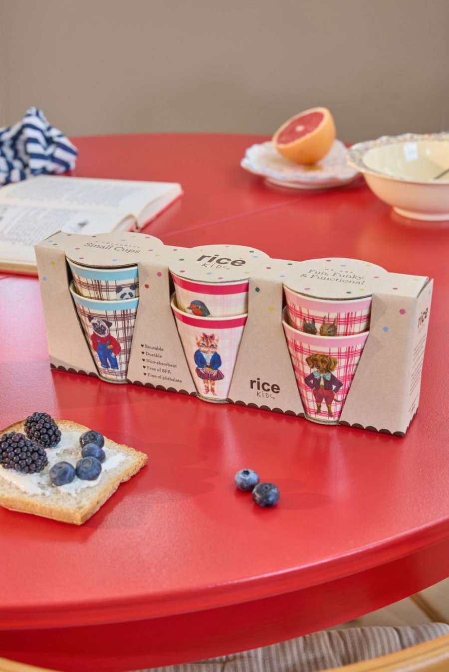 RICE KIDS Tasse 6er Set 16 cl, Vol. 2, Nathalie Let&eacute;