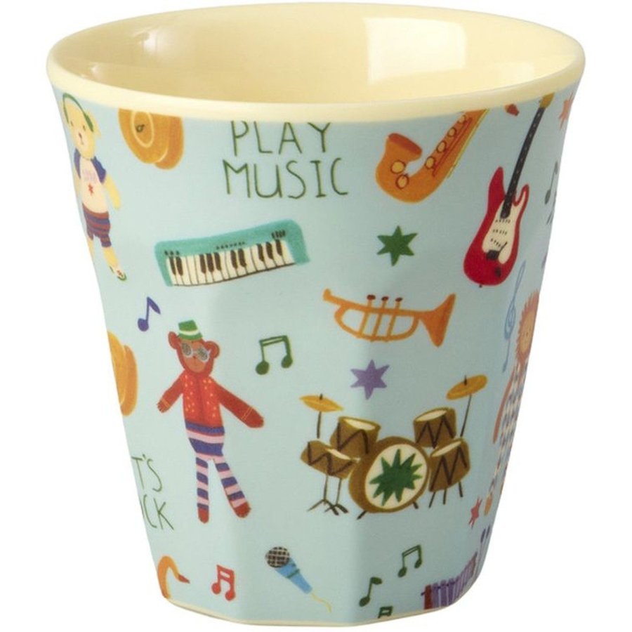 RICE Kids Kop 16 cl, Music Band/Mint