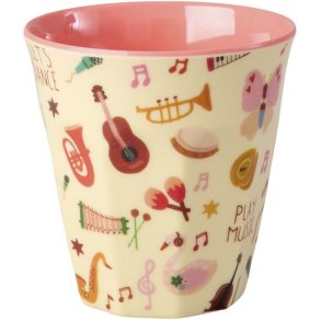 RICE Kids Kop 16 cl, Music Band/Pink