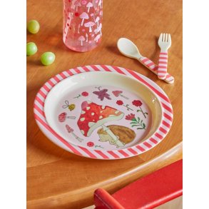 RICE Tallerken 22 cm, Pink