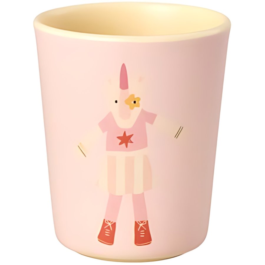 RICE KIDS Becher 15 cl, Einhorn/Rosa