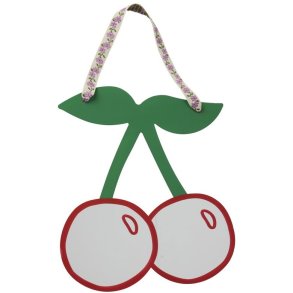 RICE KIDS Spiegel 28 cm, Kirschrot