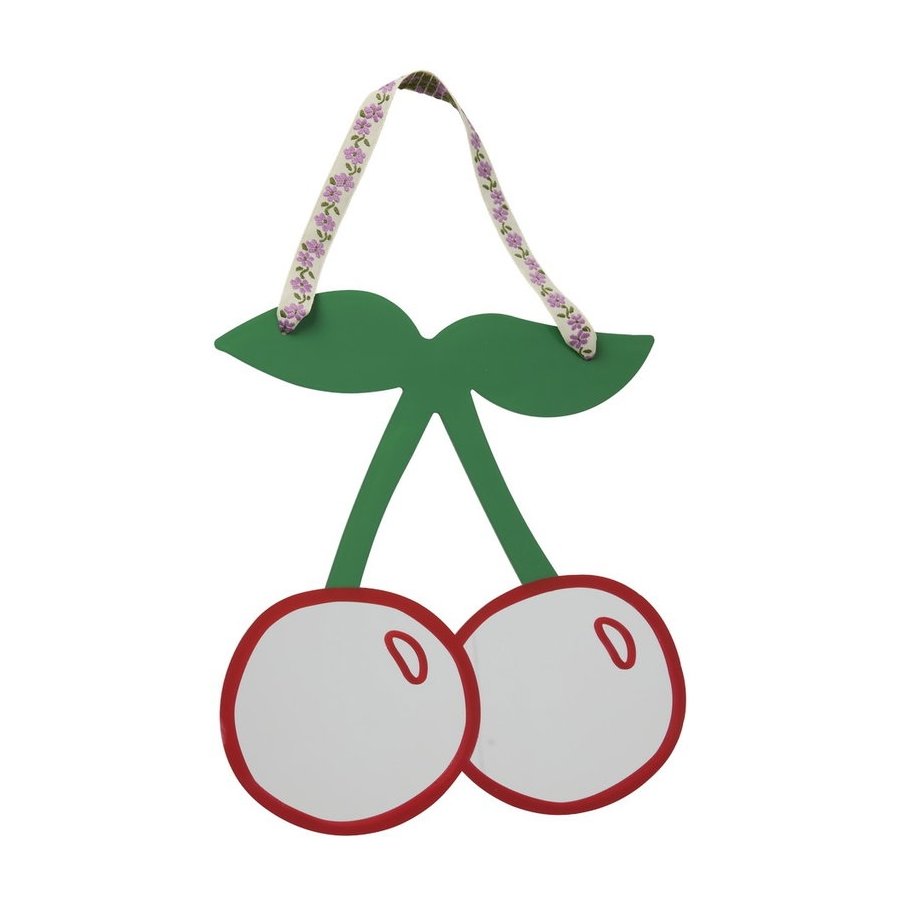 RICE KIDS Spiegel 28 cm, Kirschrot