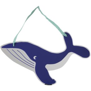 RICE KIDS Spiegel 35 cm, Wal/Blau