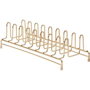 RICE Tellerhalter f. 8er Set, Gold