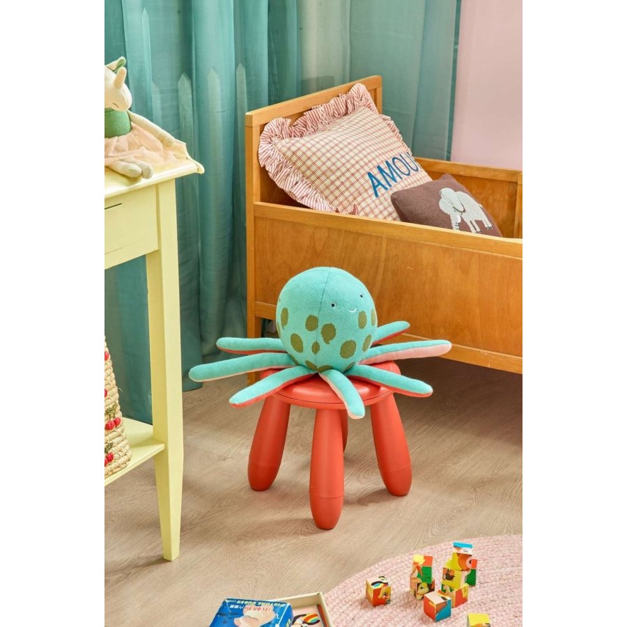 RICE KIDS Oktopus Teddybär 55 cm, Türkis
