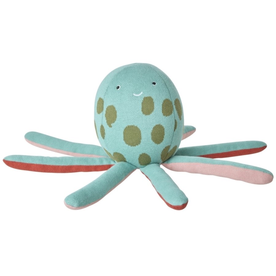 RICE KIDS Oktopus Teddybär 55 cm, Türkis