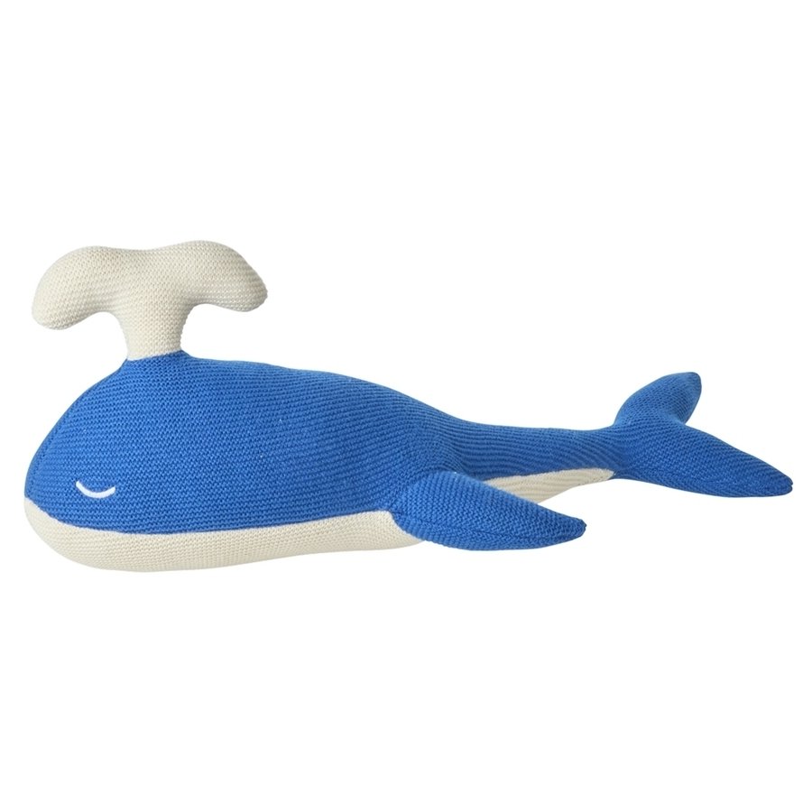 RICE KIDS Wal Teddybär 45 cm, Blau