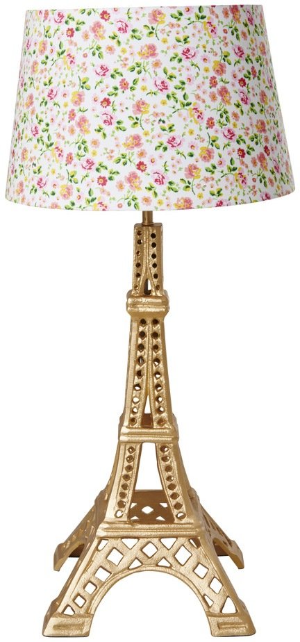 RICE Eiffelt�rn Bordlampe H57 cm, Guld
