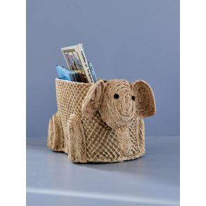 RICE Opbevaringskurv 34 cm, Elefant