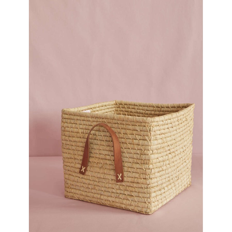 RICE Korb H25 cm, Raffia