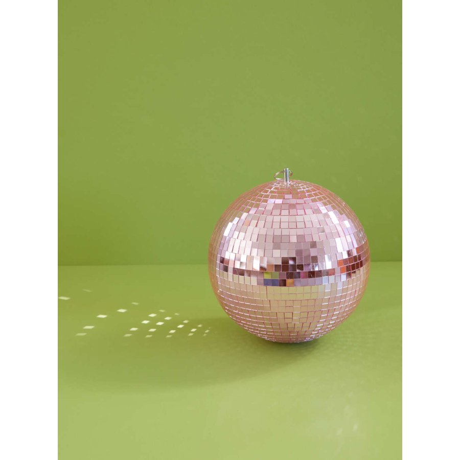 RICE Disco-Kugel 25 cm, Pink