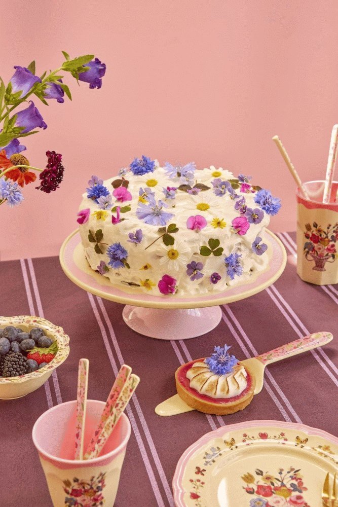 RICE Nathalie Lt Etagere 29,5 cm, Pink