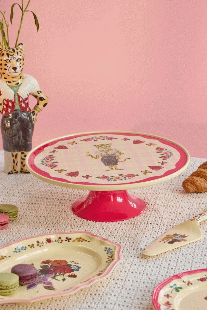 RICE Nathalie Lt Etagere 29,5 cm, Red Kiss